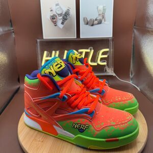 Reebok Pump Omni Zone Il NERF Light Jammer Orange Mens Sz 8